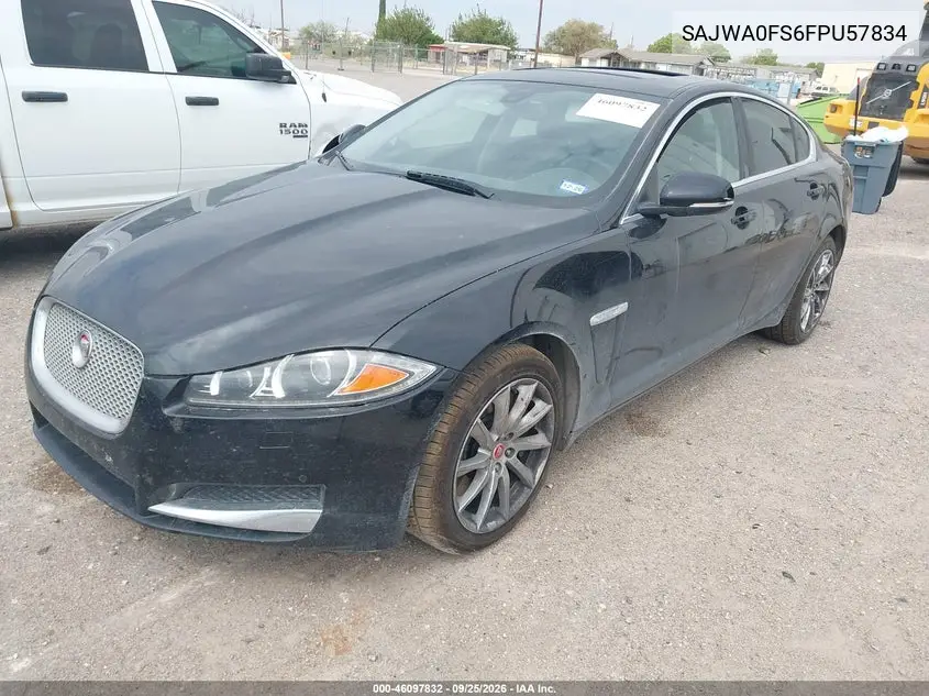 2015 JAGUAR XF VIN SAJWA0FS6FPU57834 — фото 2