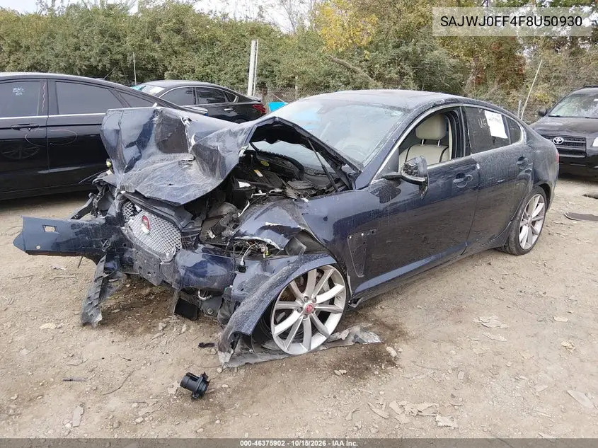 2015 JAGUAR XF VIN SAJWJ0FF4F8U50930 — фото 2