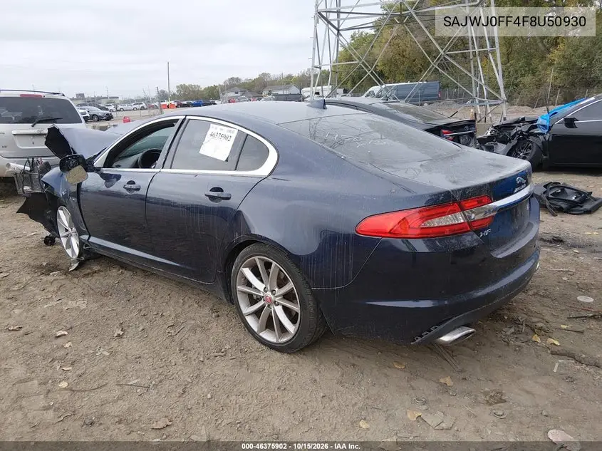 2015 JAGUAR XF VIN SAJWJ0FF4F8U50930 — фото 3