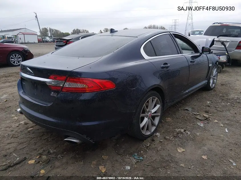 2015 JAGUAR XF VIN SAJWJ0FF4F8U50930 — фото 4