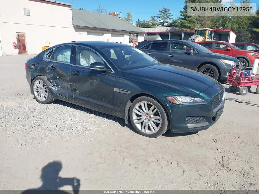 JAGUAR XF 2016, VIN SAJBK4BV3GCY12955