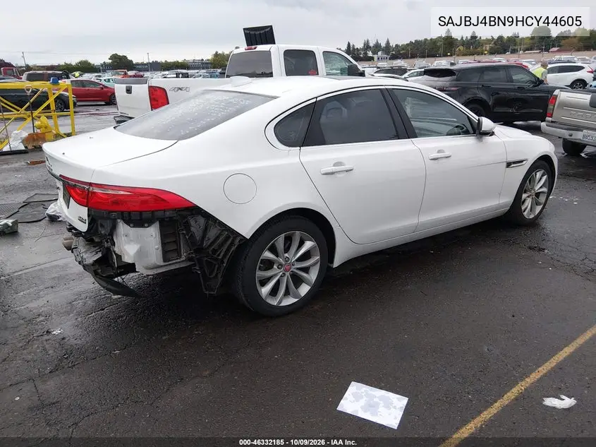 2017 JAGUAR XF VIN SAJBJ4BN9HCY44605 — фото 4