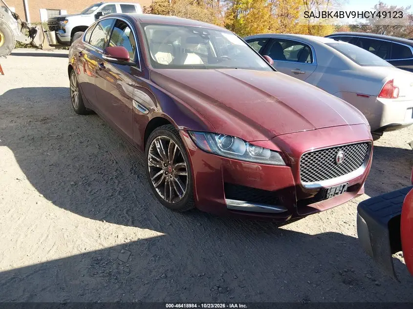 JAGUAR XF 2017, VIN SAJBK4BV9HCY49123
