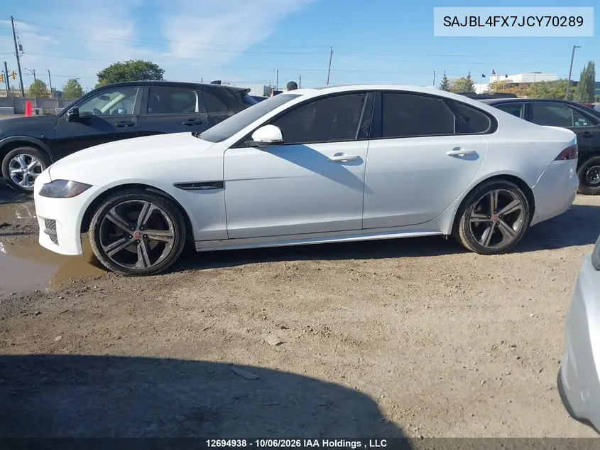 2018 JAGUAR XF VIN SAJBL4FX7JCY70289 — фото 15