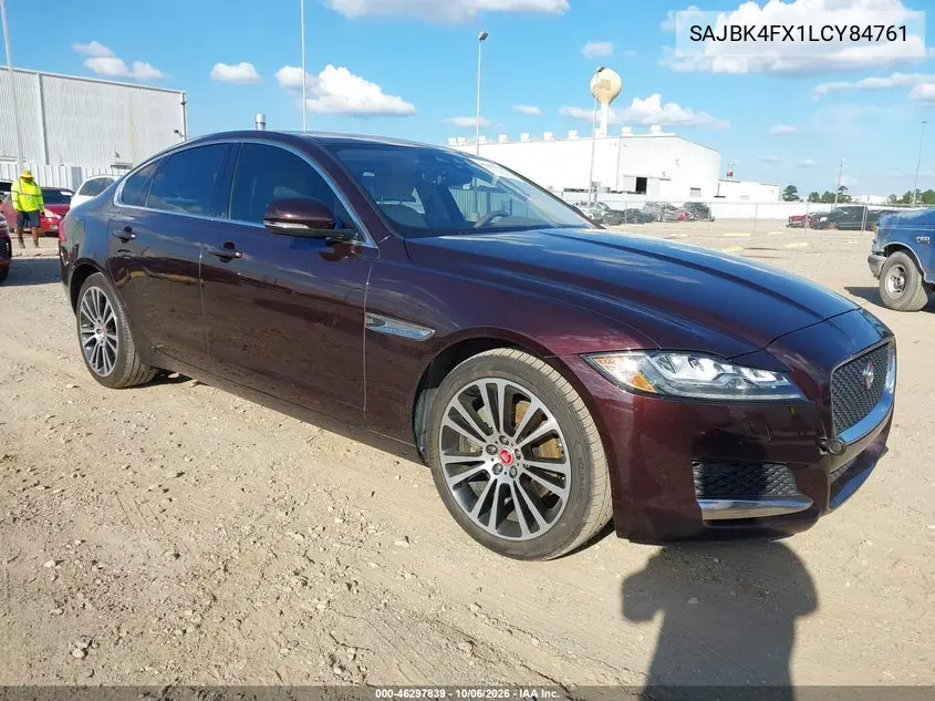 JAGUAR XF 2020, VIN SAJBK4FX1LCY84761