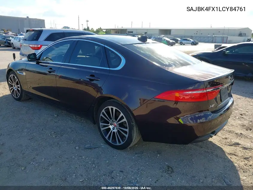 2020 JAGUAR XF VIN SAJBK4FX1LCY84761 — фото 3