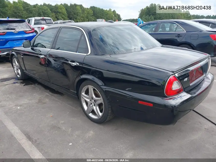 2008 JAGUAR XJ VIN SAJWA71B68SH20438 — фото 3