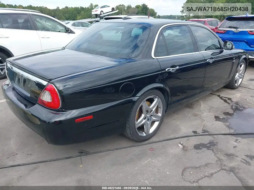 2008 JAGUAR XJ VIN SAJWA71B68SH20438 — фото 4