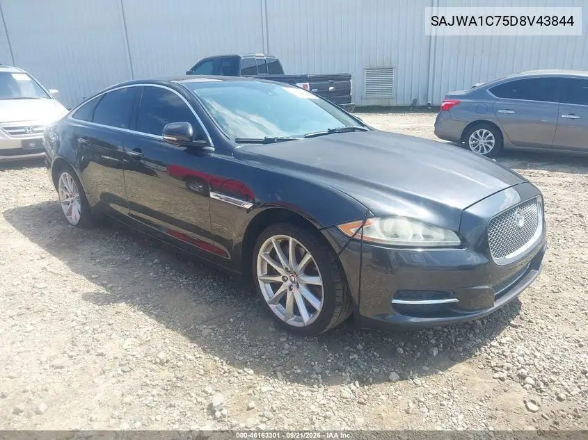 JAGUAR XJ 2013, VIN SAJWA1C75D8V43844