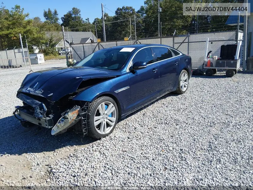 2013 JAGUAR XJ VIN SAJWJ2GD7D8V44404 — фото 2