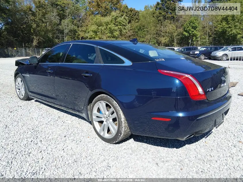 2013 JAGUAR XJ VIN SAJWJ2GD7D8V44404 — фото 3