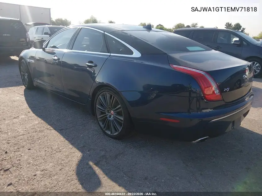 2014 JAGUAR XJ VIN SAJWA1GT1EMV71818 — фото 3