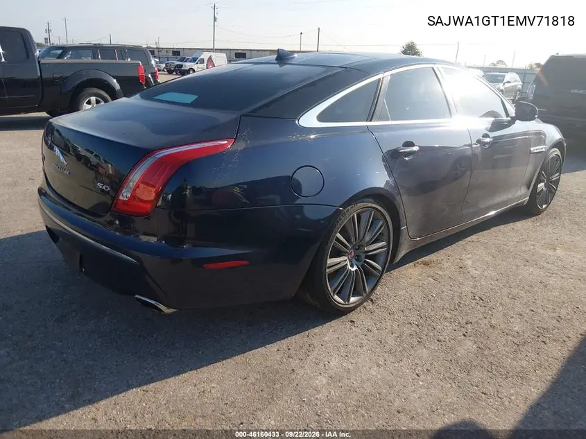 2014 JAGUAR XJ VIN SAJWA1GT1EMV71818 — фото 4