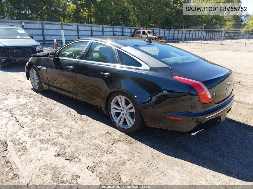 2014 JAGUAR XJ VIN SAJWJ1CD1E8V65752 — фото 3