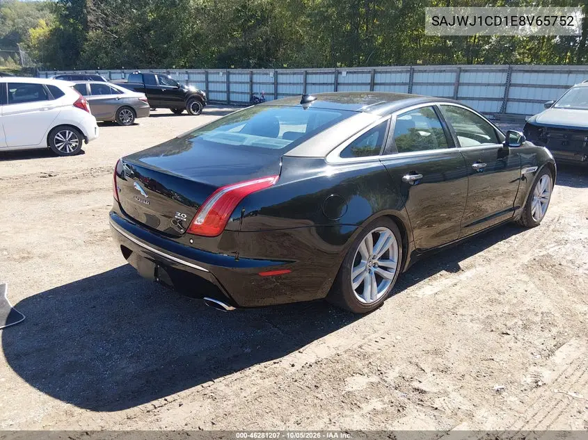 2014 JAGUAR XJ VIN SAJWJ1CD1E8V65752 — фото 4