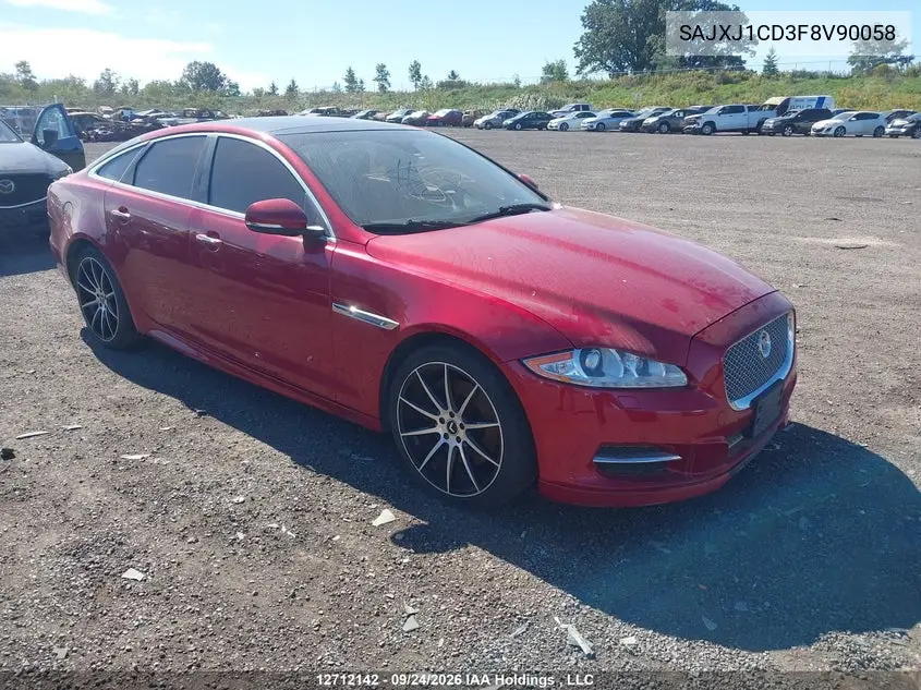 JAGUAR XJ 2015, VIN SAJXJ1CD3F8V90058