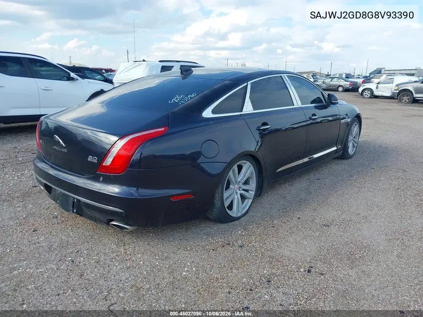 2016 JAGUAR XJ VIN SAJWJ2GD8G8V93390 — фото 4