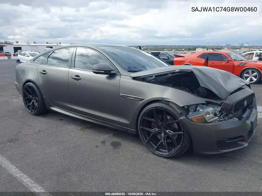 JAGUAR XJ 2016, VIN SAJWA1C74G8W00460