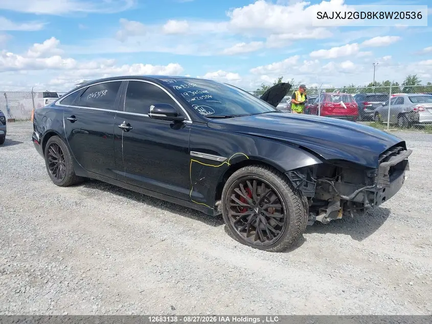 JAGUAR XJ 2019, VIN SAJXJ2GD8K8W20536