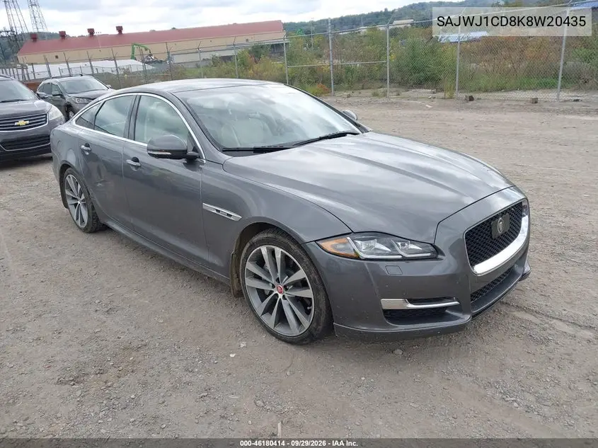 JAGUAR XJ 2019, VIN SAJWJ1CD8K8W20435