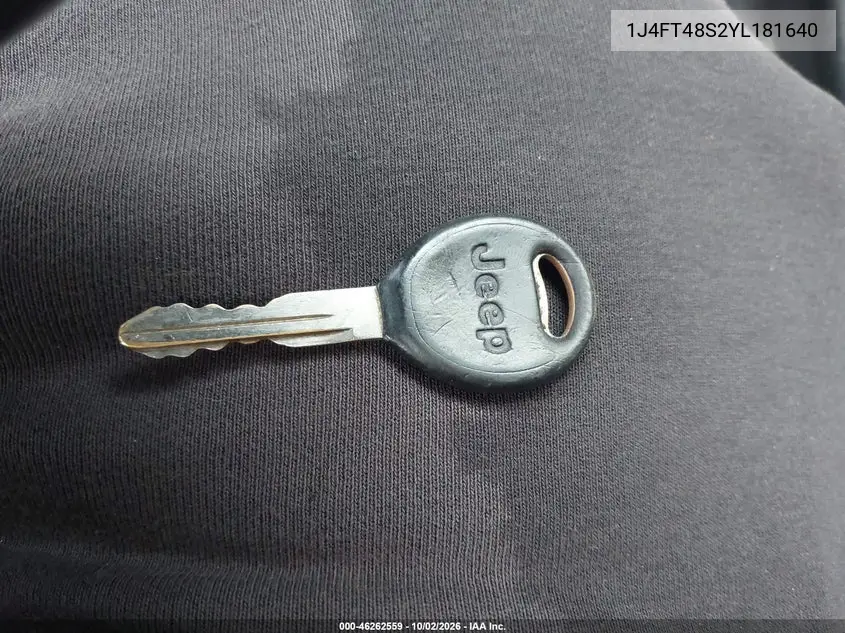 2000 JEEP CHEROKEE VIN 1J4FT48S2YL181640 — фото 11