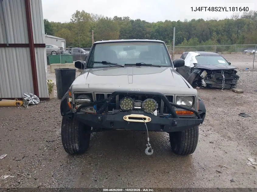 2000 JEEP CHEROKEE VIN 1J4FT48S2YL181640 — фото 12