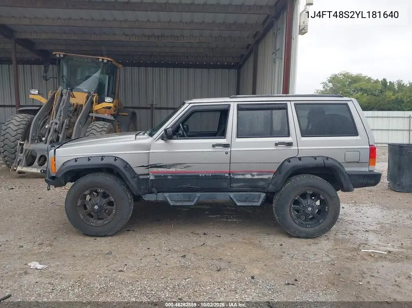 2000 JEEP CHEROKEE VIN 1J4FT48S2YL181640 — фото 14