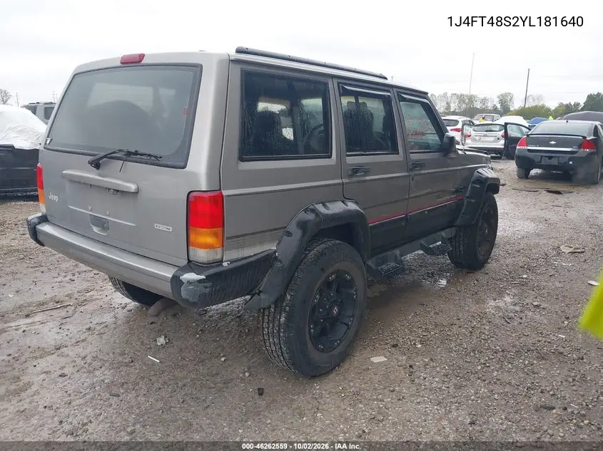 2000 JEEP CHEROKEE VIN 1J4FT48S2YL181640 — фото 4