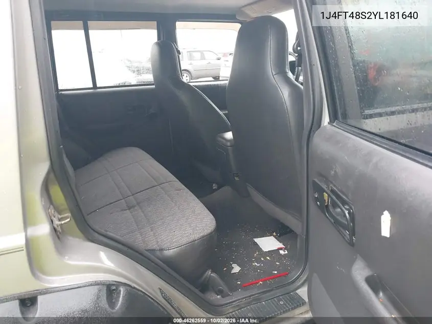 2000 JEEP CHEROKEE VIN 1J4FT48S2YL181640 — фото 8