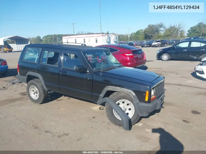 JEEP CHEROKEE 2000, VIN 1J4FF48S4YL129434