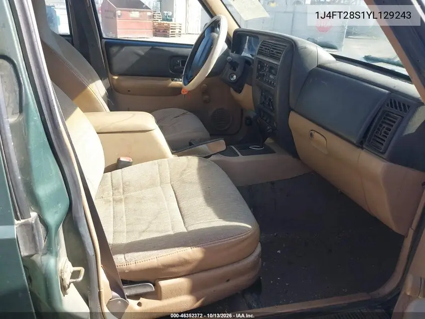 2000 JEEP CHEROKEE VIN 1J4FT28S1YL129243 — фото 5