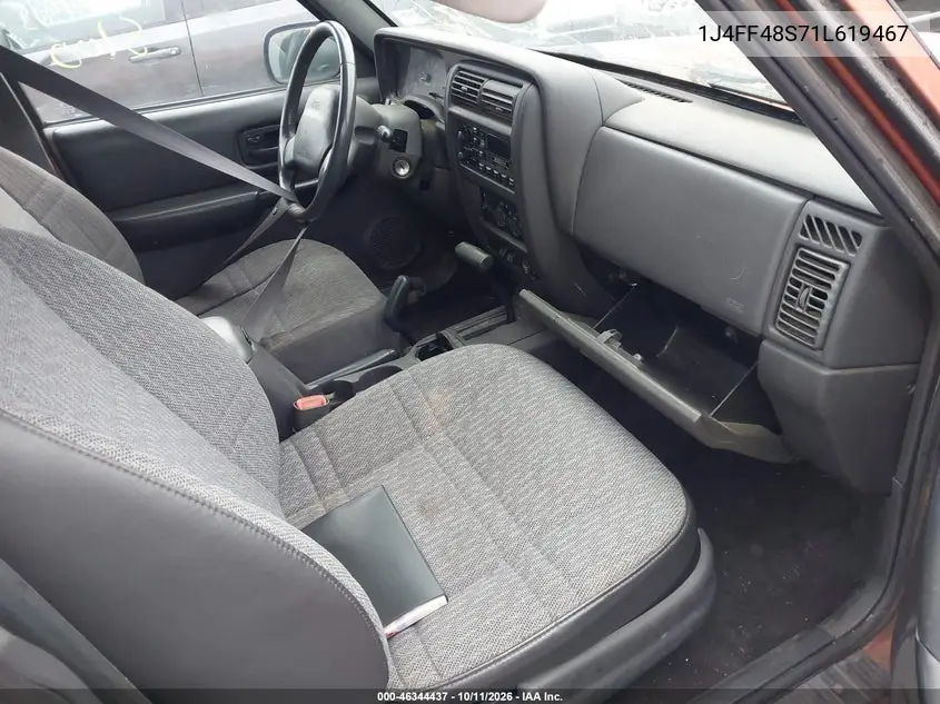 2001 JEEP CHEROKEE VIN 1J4FF48S71L619467 — фото 5