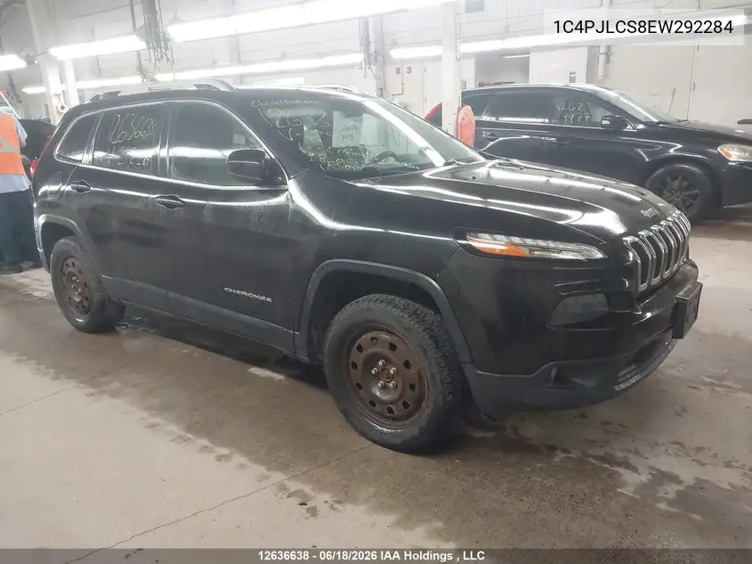 JEEP CHEROKEE 2014, VIN 1C4PJLCS8EW292284
