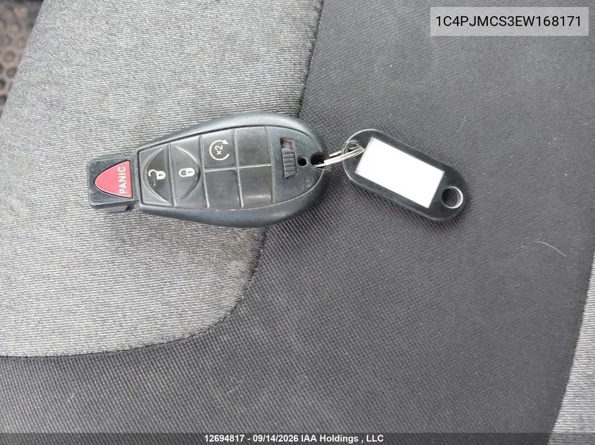 2014 JEEP CHEROKEE VIN 1C4PJMCS3EW168171 — фото 11