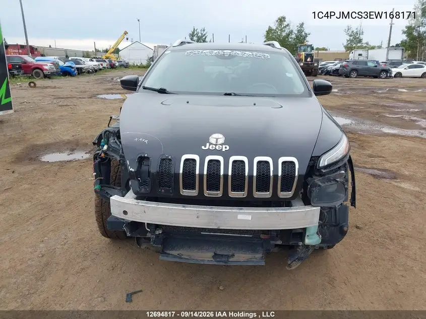 2014 JEEP CHEROKEE VIN 1C4PJMCS3EW168171 — фото 13