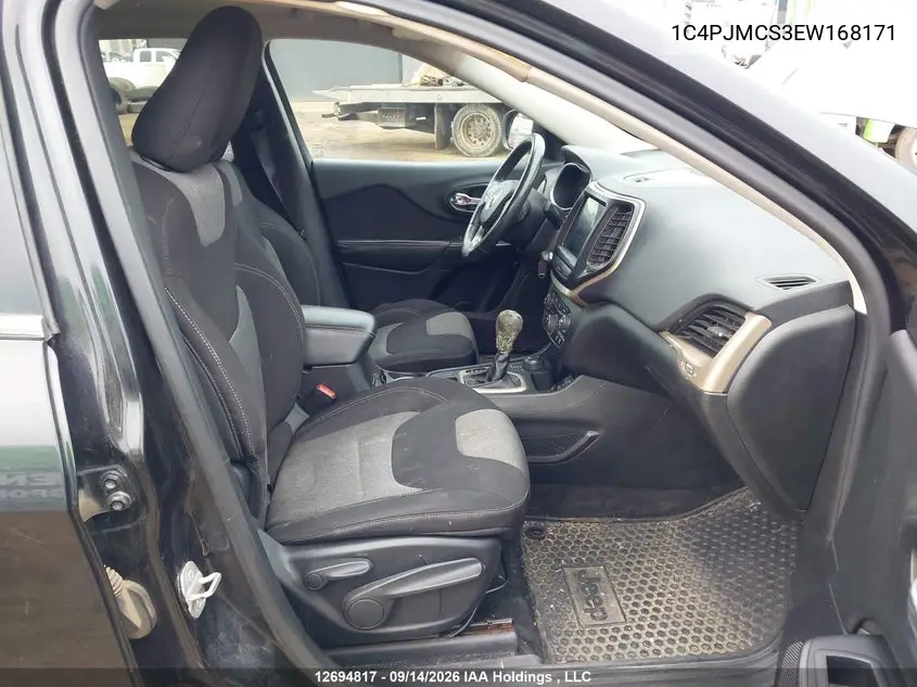 2014 JEEP CHEROKEE VIN 1C4PJMCS3EW168171 — фото 5