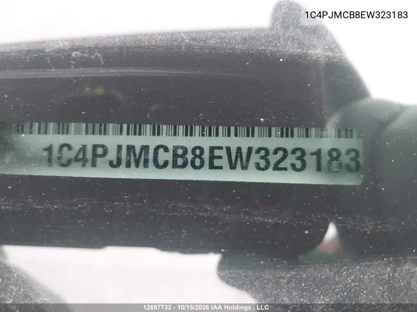 2014 JEEP CHEROKEE VIN 1C4PJMCB8EW323183 — фото 18