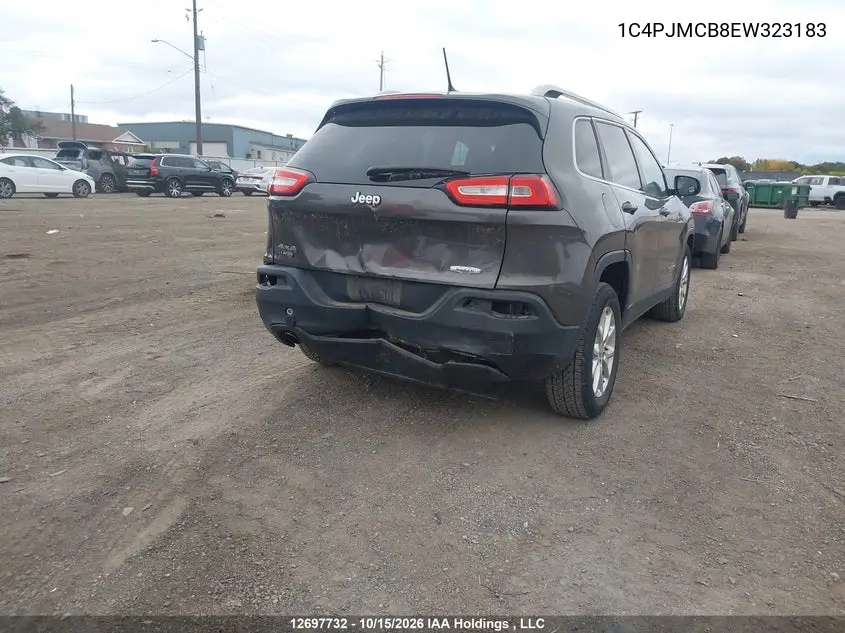 2014 JEEP CHEROKEE VIN 1C4PJMCB8EW323183 — фото 4