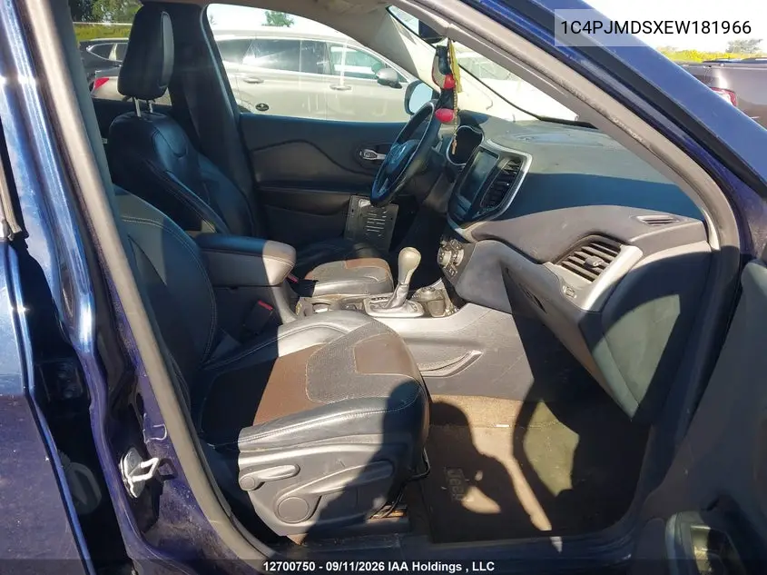2014 JEEP CHEROKEE VIN 1C4PJMDSXEW181966 — фото 5