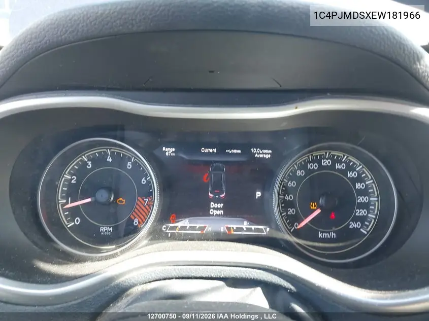 2014 JEEP CHEROKEE VIN 1C4PJMDSXEW181966 — фото 7