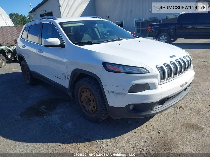 JEEP CHEROKEE 2014, VIN 1C4PJMCS0EW114178