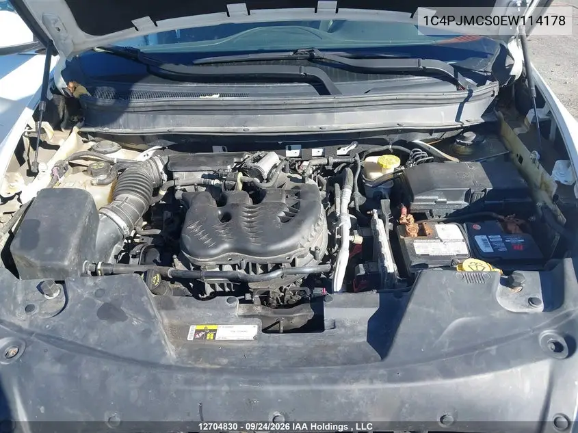2014 JEEP CHEROKEE VIN 1C4PJMCS0EW114178 — фото 10