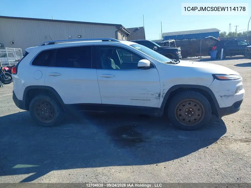 2014 JEEP CHEROKEE VIN 1C4PJMCS0EW114178 — фото 13
