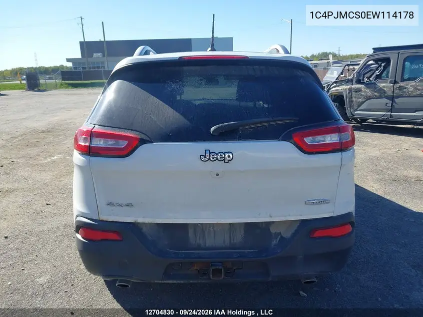 2014 JEEP CHEROKEE VIN 1C4PJMCS0EW114178 — фото 16
