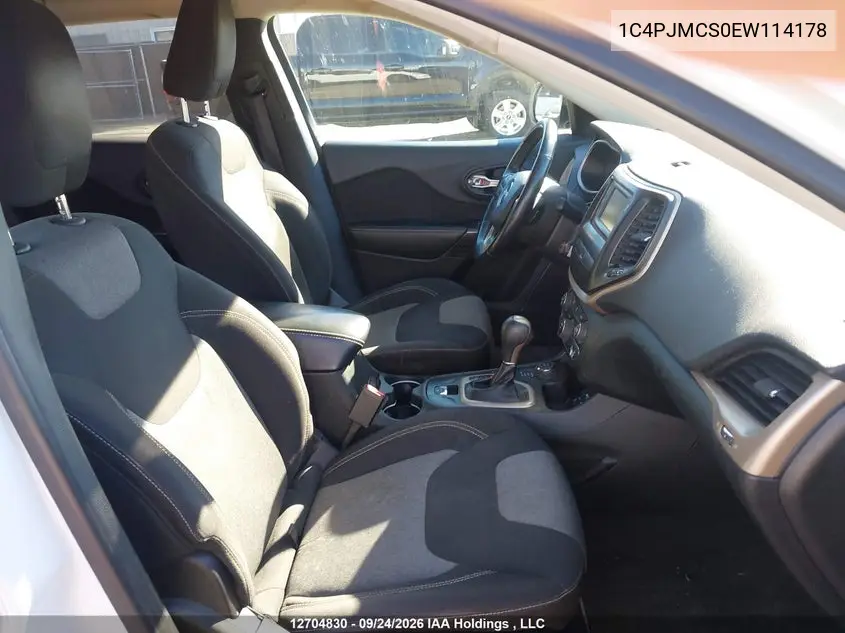 2014 JEEP CHEROKEE VIN 1C4PJMCS0EW114178 — фото 5
