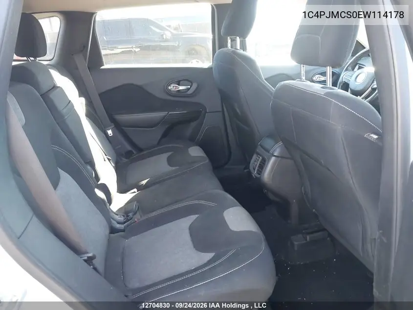 2014 JEEP CHEROKEE VIN 1C4PJMCS0EW114178 — фото 8