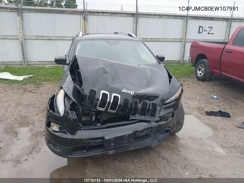 2014 JEEP CHEROKEE VIN 1C4PJMCB0EW107991 — фото 10
