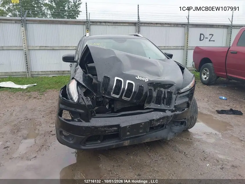 2014 JEEP CHEROKEE VIN 1C4PJMCB0EW107991 — фото 12