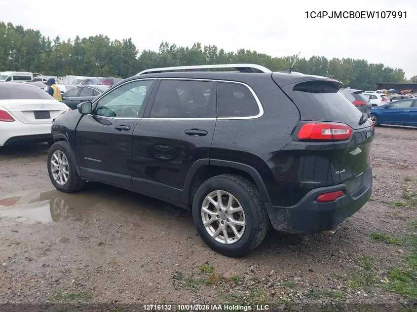 2014 JEEP CHEROKEE VIN 1C4PJMCB0EW107991 — фото 3
