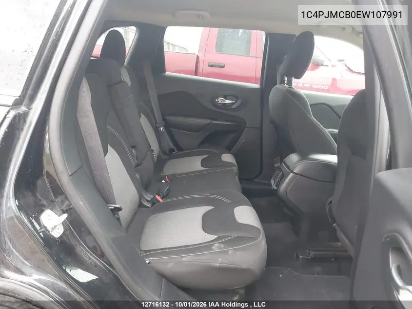 2014 JEEP CHEROKEE VIN 1C4PJMCB0EW107991 — фото 8